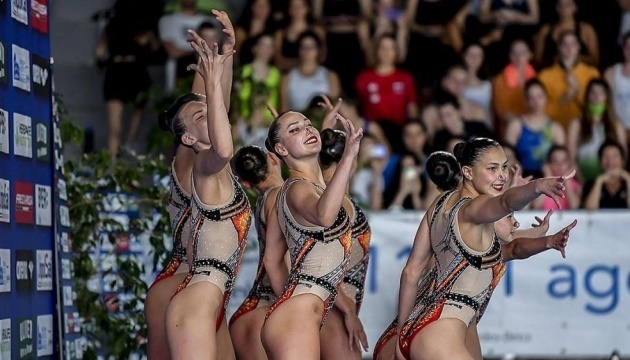 Збірна України з артистичного плавання стала першою в акробатичній програмі на етапі КС