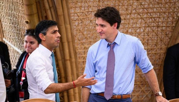 Trudeau, Sunak discuss support for Ukraine
