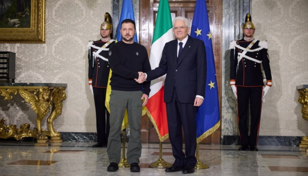 Зеленський обговорив із Президентом Італії підтримку України й тиск на росію
