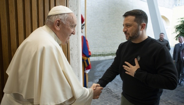 Zełenski spotkał się z papieżem Franciszkiem w Watykanie

