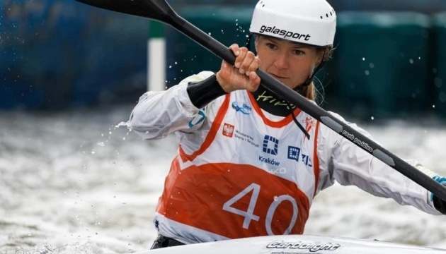 Вікторія Ус виграла три медалі на турнірі  з веслувального слалому у Польщі