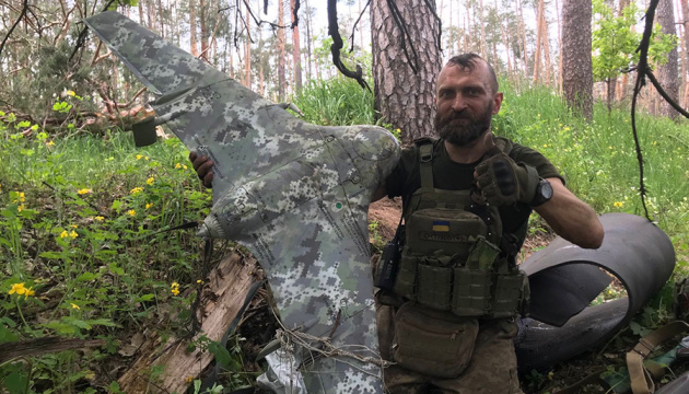 Нацгвардієць на Луганщині збив рідкісний російський дрон «Елерон»