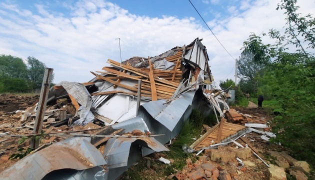 Ракетний удар по Харківщині: у Циркунах зруйновані два будинки, десятки пошкоджені