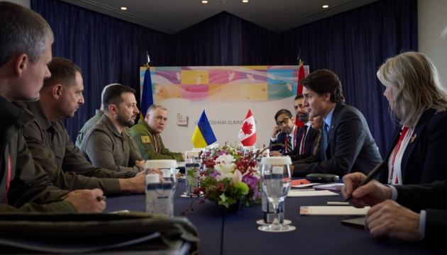 Zelensky, Trudeau meet at G7 Summit in Japan’s Hiroshima