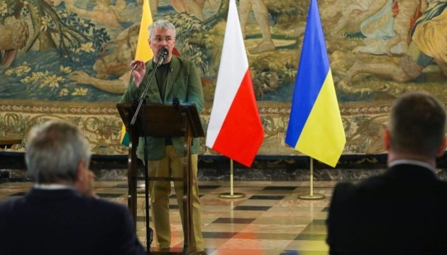 Tkaczenko podziękował Polsce i Litwie za wspieranie kultury ukraińskiej w czasie wojny

