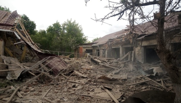 Russian air strike destroys kindergarten in Sumy region