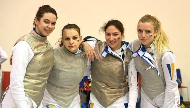 Жіноча збірна України з фехтування на рапірах здобула «срібло» на Євро U23