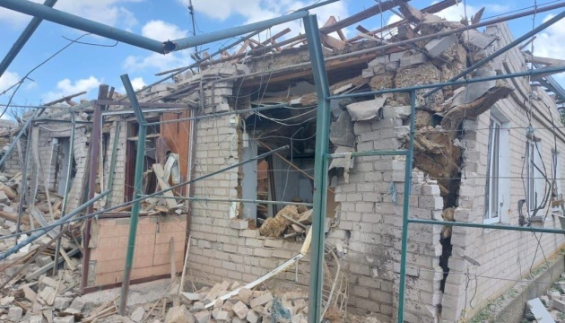 In Kyiv region, farm building damaged in enemy missile attack 
