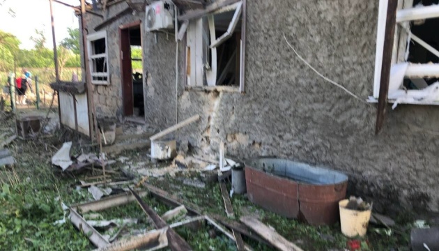 На Кіровоградщині уламки збитого дрона пошкодили будинки