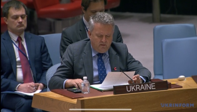 Ambassador Kyslytsya responds to Russia accusing Ukraine at UN of 