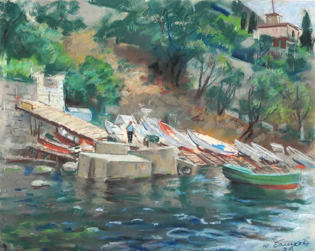 Картина Юрія Баликова «Човни»
