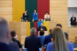 Стефанчук під час виступу в парламенті Литви згадав про нічний обстріл Києва