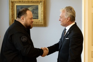 Стефанчук зустрівся з президентом Литви та обговорив із ним українську формулу миру