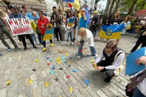 У Нью-Йорку провели акцію, присвячену захисту українських дітей