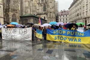 У Відні протестували проти російського терору через підрив Каховської ГЕС