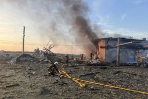 Обстріл Черкащини: в Умані ліквідували пожежі на місці ракетних влучань