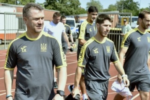 Збірна України з футболу провела перші тренування під орудою Реброва