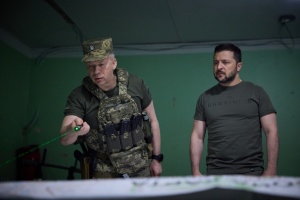 Syrskyi reports to Zelensky on situation in Kursk region, eastern Ukraine