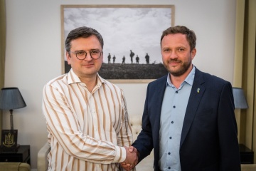 Estonia’s top diplomat arrives on visit to Kyiv