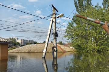 Twenty-two settlements in Kherson region remain flooded 
