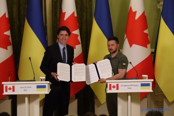 Zelensky, Trudeau approve joint declaration