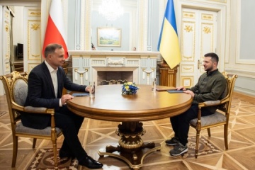 Zelensky has phone call with Poland’s President Duda 