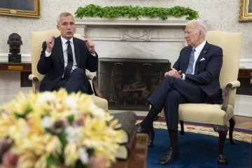 Russia's war against Ukraine was main topic of Biden-Stoltenberg meeting - White House