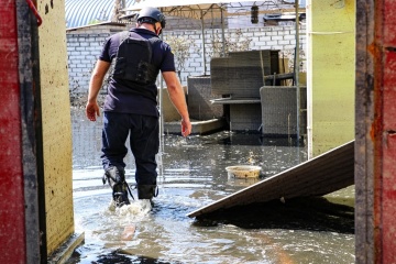 In Region Cherson bleiben 19 Ortschaften überflutet 