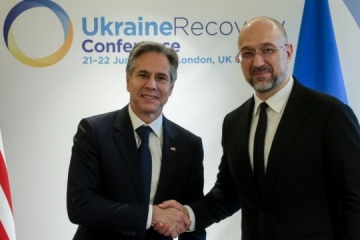 Shmyhal and Blinken discuss cooperation in five directions of Ukraine's rapid reconstruction