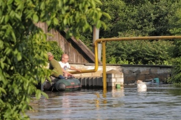 In Kherson region, 18 settlements remain flooded 