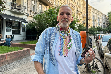 Frank Wilde. German stylist, friend of Ukraine for UNITED24
