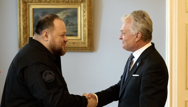 Stefantschuk trifft sich mit Nauseda und bespricht die ukrainische Friedensformel