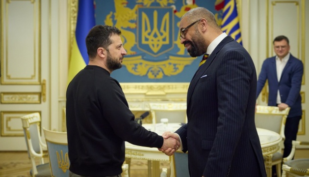 Ukrainischer Präsident trifft sich mit dem britischen Außenminister