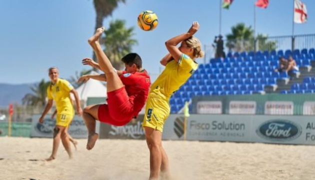 Жіноча збірна України з пляжного футболу провела перший матч у Португалії