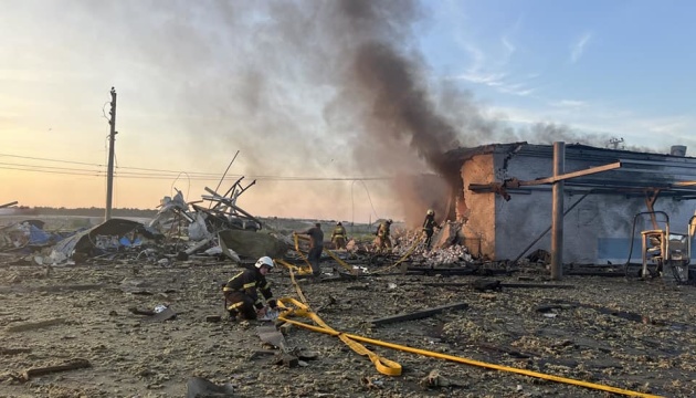 Обстріл Черкащини: в Умані ліквідували пожежі на місці ракетних влучань