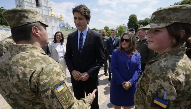 Kanadas Premier Justin Trudeau zu Besuch in Kyjiw