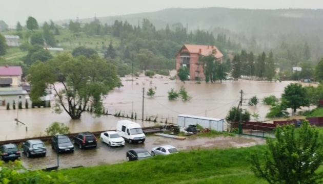 На Львівщині через підняття рівня води у річці Східничанка підтоплені близько 40 домогосподарств