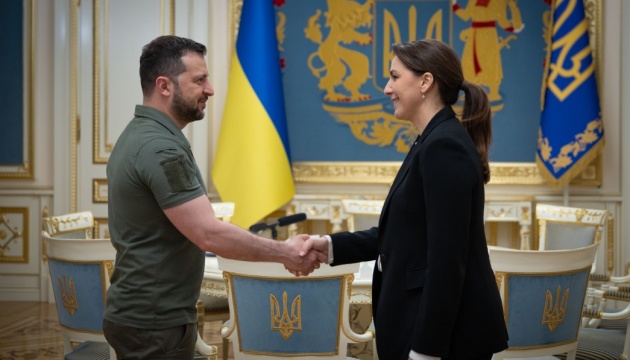 Ukraine's president, UAE's environment minister meet in Kyiv