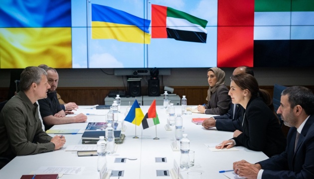 В Офісі Президента обговорили з делегацією ОАЕ проблему обходу Росією міжнародних санкцій