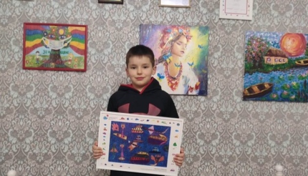 Юного художника зі Львівщини нагородили орденом золотої зірки «Культурна дипломатія»