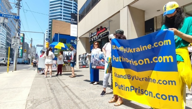 У Торонто діаспора організувала кількаденну акцію проти російського екоциду в Україні
