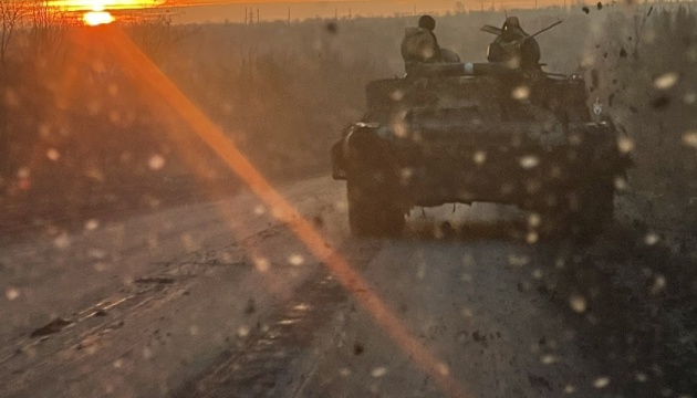 Defense Forces advancing near Bakhmut, neutralizing as many enemy infantry as possible