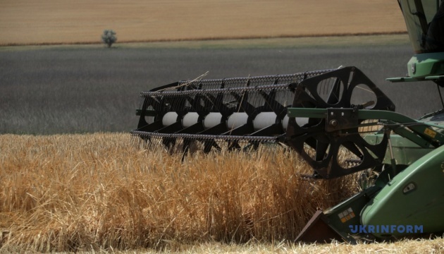 Українські аграрії вже зібрали 33,7 мільйона тонн зернових та олійних