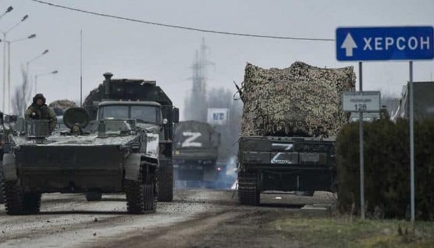 Invaders redeploying military equipment from left-bank Kherson region to Crimea