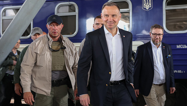 Polens Präsident Duda besucht Kyjiw