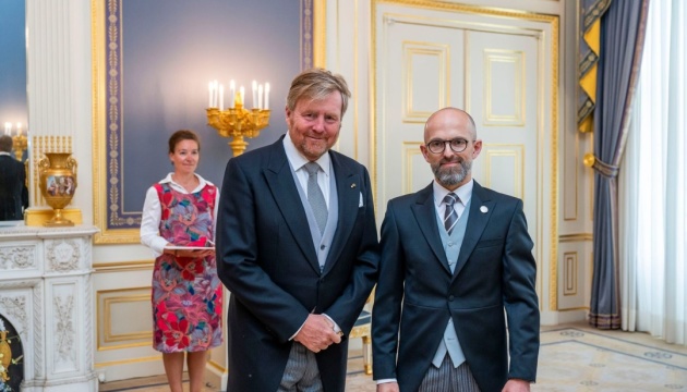 Посол України в Нідерландах вручив вірчі грамоти королю