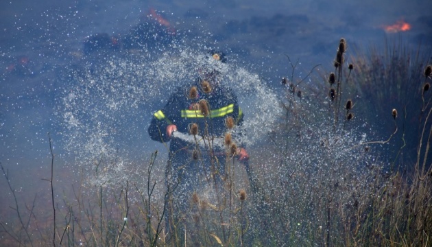 На грецькому острові спалахнула масштабна лісова пожежа