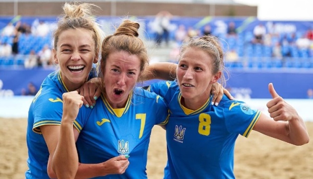 Жіноча збірна України з пляжного футболу вийшла у фінал III Європейських ігор