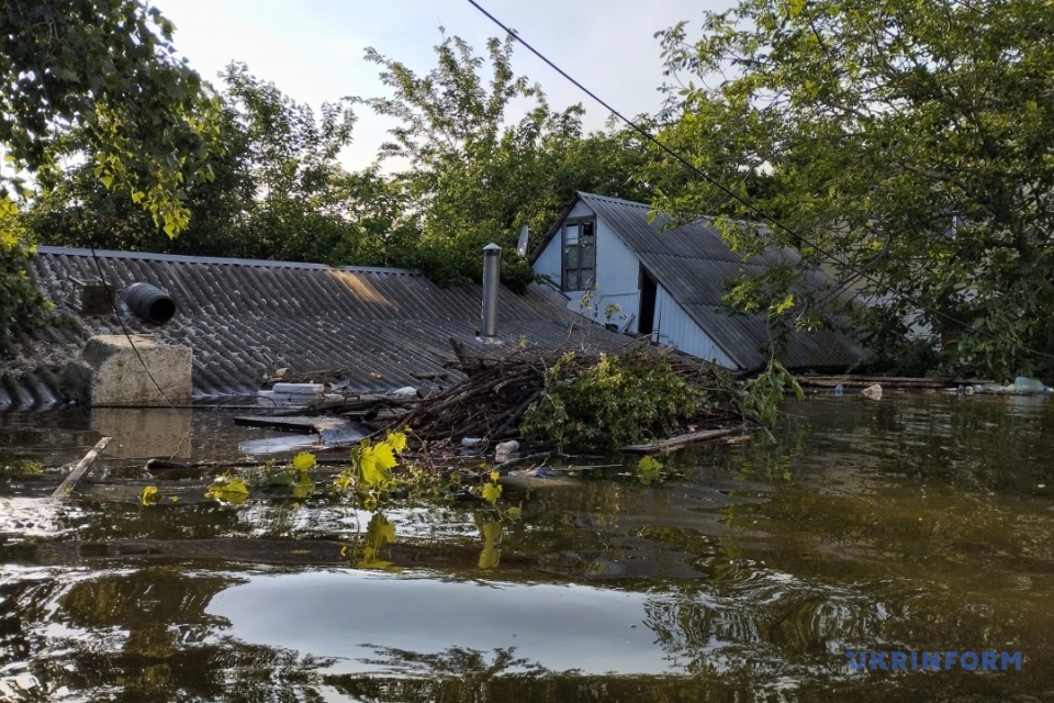 Jersón inundada / Foto: Nina Liashonok, Ukrinform