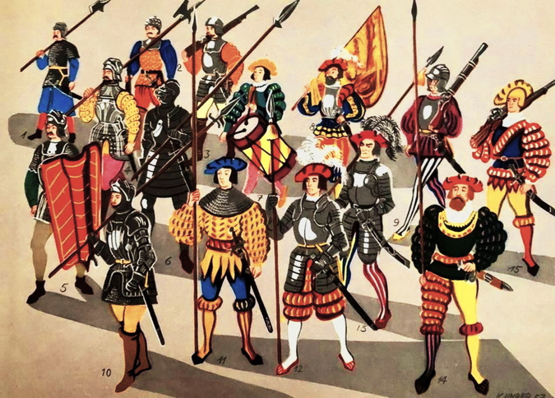 Піхота польського коронного війська, перша половина XVI ст.